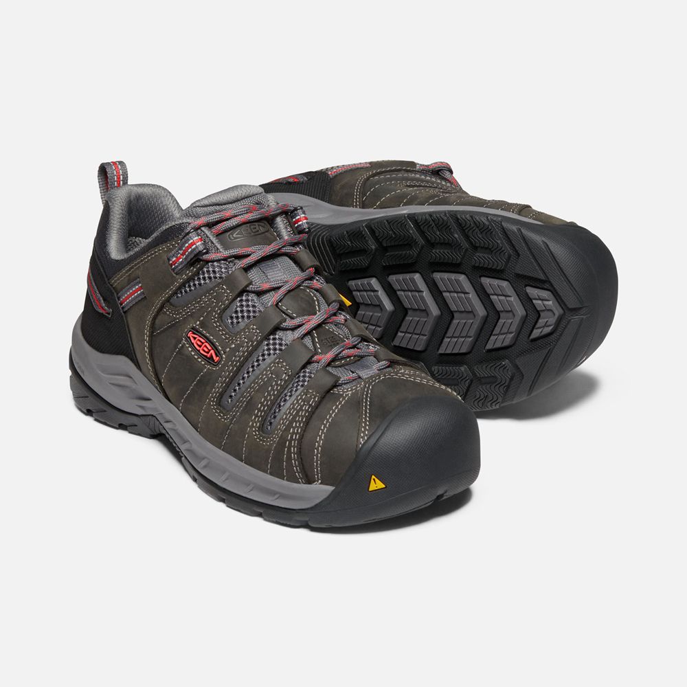 Keen Werkschoenen Dames Donker Grijs - Flint Ii (Steel Toe) - 69084-IJNG